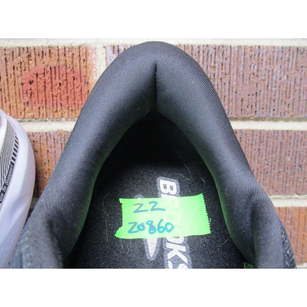 Brooks Mens Adrenaline GTS 24 Black 1104371D087 Running Sneakers Shoes 12.5 D - Picture 7 of 16